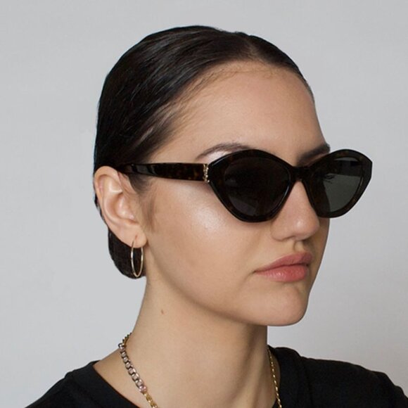NEW SAINT LAURENT SL M60 006 SUNGLASSES BLACK WOMEN EYEWEAR SLM60 006 main image 11